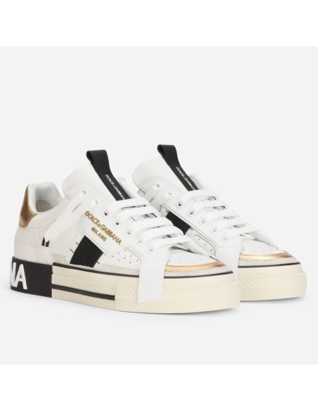 Dolce Gabbana Womens Custom 2.Zero Sneakers White/Black