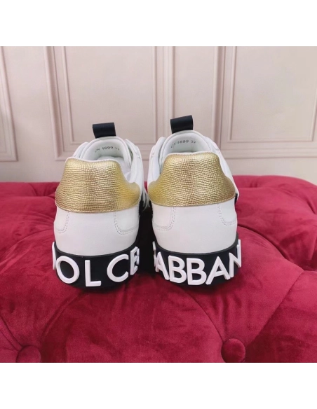 Dolce Gabbana Womens Custom 2.Zero Sneakers White/Black