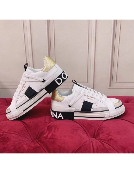 Dolce Gabbana Womens Custom 2.Zero Sneakers White/Black