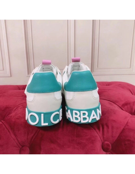 Dolce Gabbana Womens Custom 2.Zero Sneakers White/Green