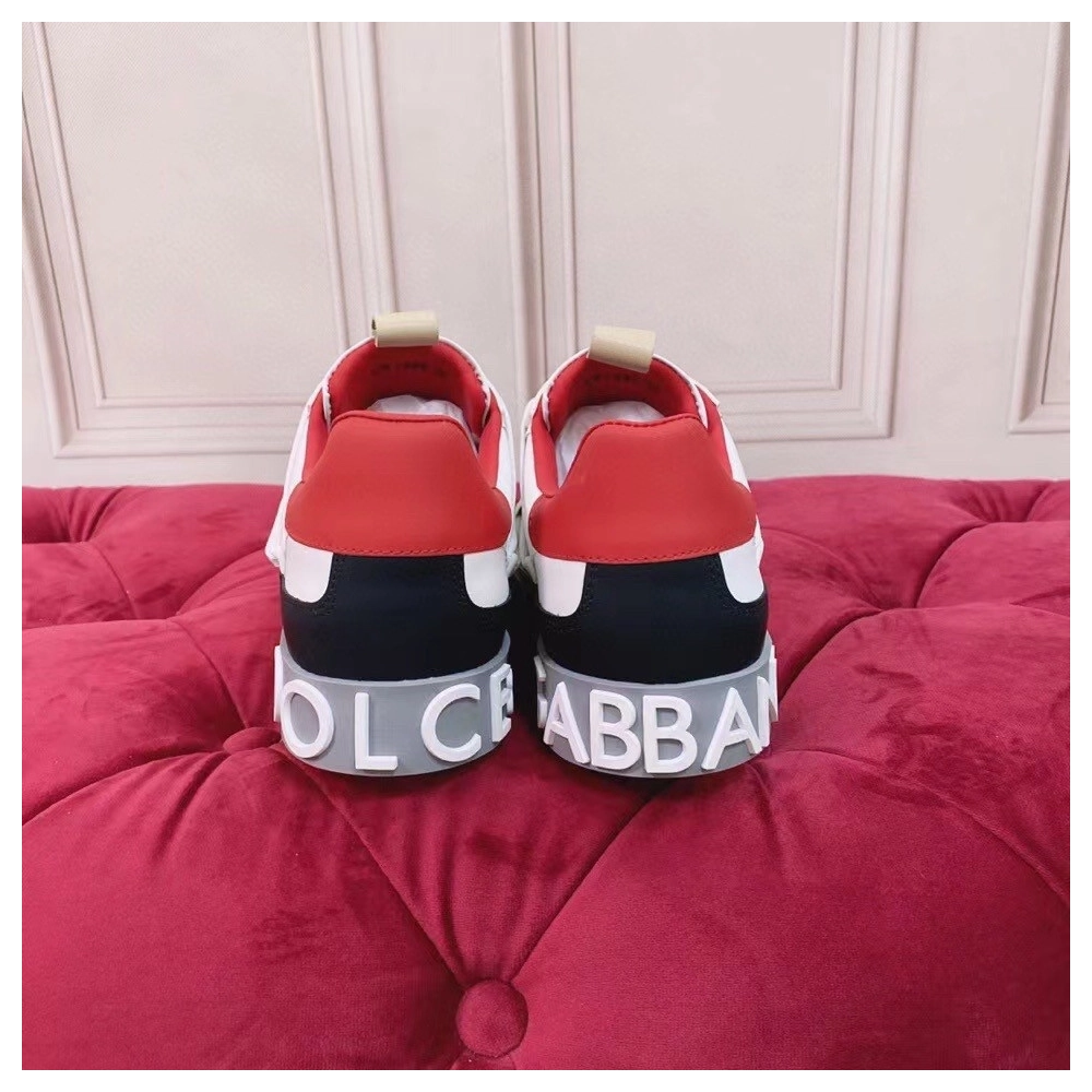 Dolce Gabbana Womens Custom 2.Zero Sneakers White/Red