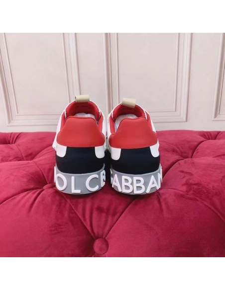 Dolce Gabbana Womens Custom 2.Zero Sneakers White/Red