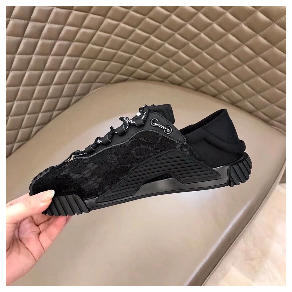 Dolce Gabbana Womens NS1 Slip-on Sneakers Black