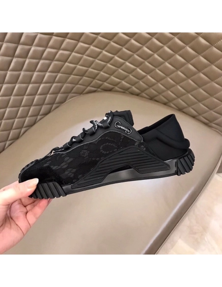 Dolce Gabbana Womens NS1 Slip-on Sneakers Black