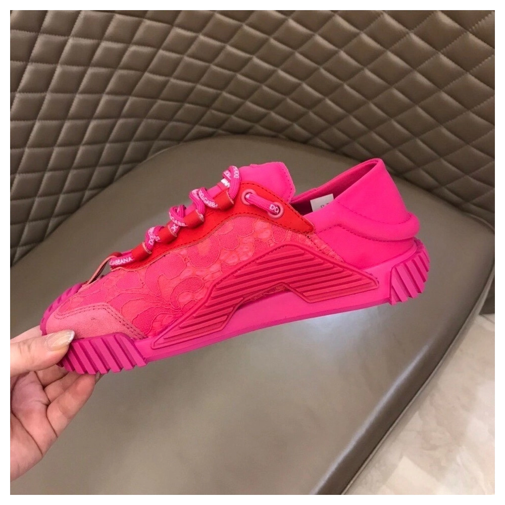 Dolce Gabbana Womens NS1 Slip-on Sneakers Fuchsia