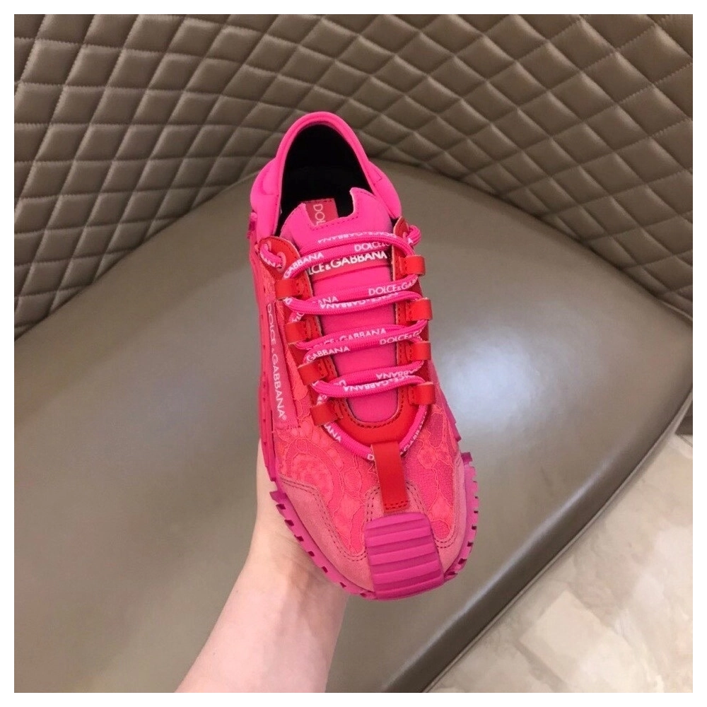 Dolce Gabbana Womens NS1 Slip-on Sneakers Fuchsia