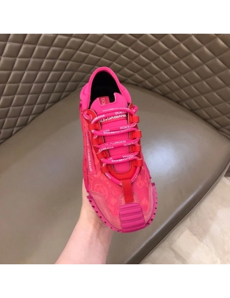 Dolce Gabbana Womens NS1 Slip-on Sneakers Fuchsia