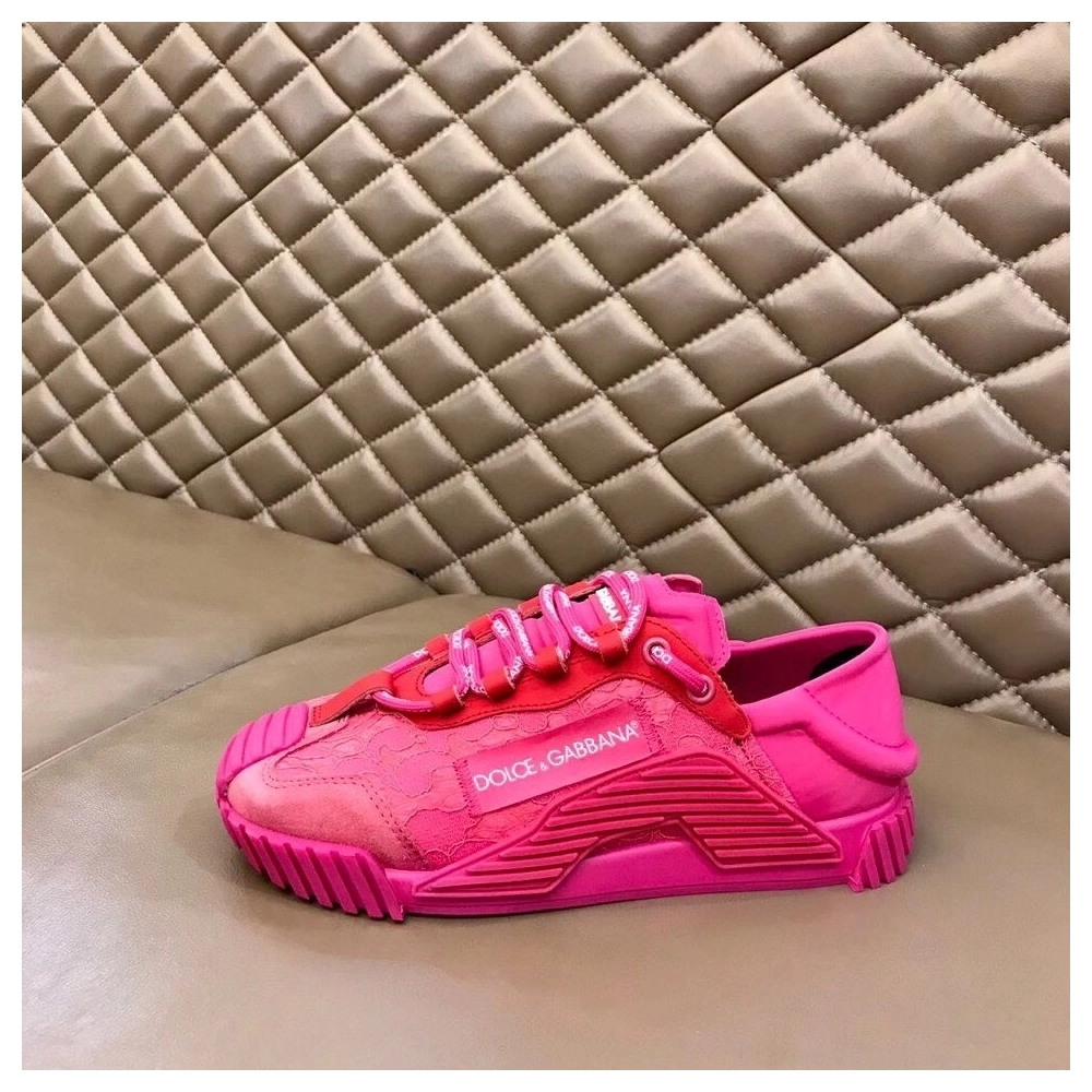 Dolce Gabbana Womens NS1 Slip-on Sneakers Fuchsia