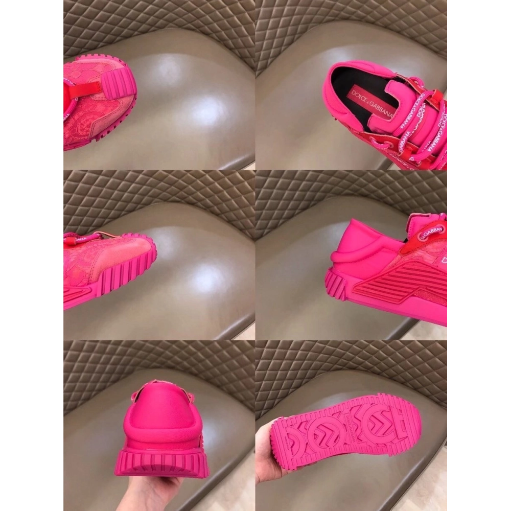 Dolce Gabbana Womens NS1 Slip-on Sneakers Fuchsia