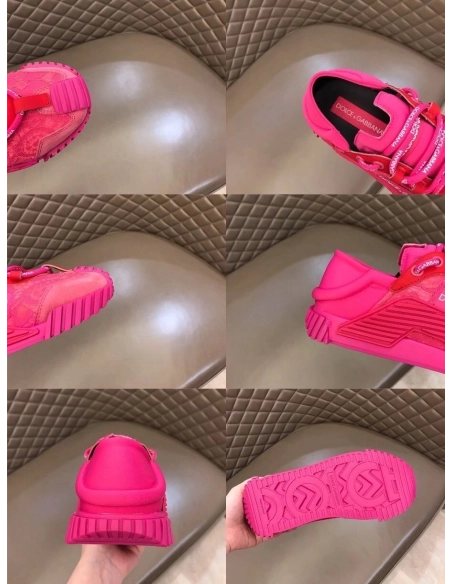 Dolce Gabbana Womens NS1 Slip-on Sneakers Fuchsia