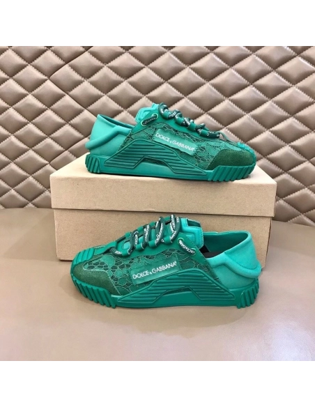 Dolce Gabbana Womens NS1 Slip-on Sneakers Green