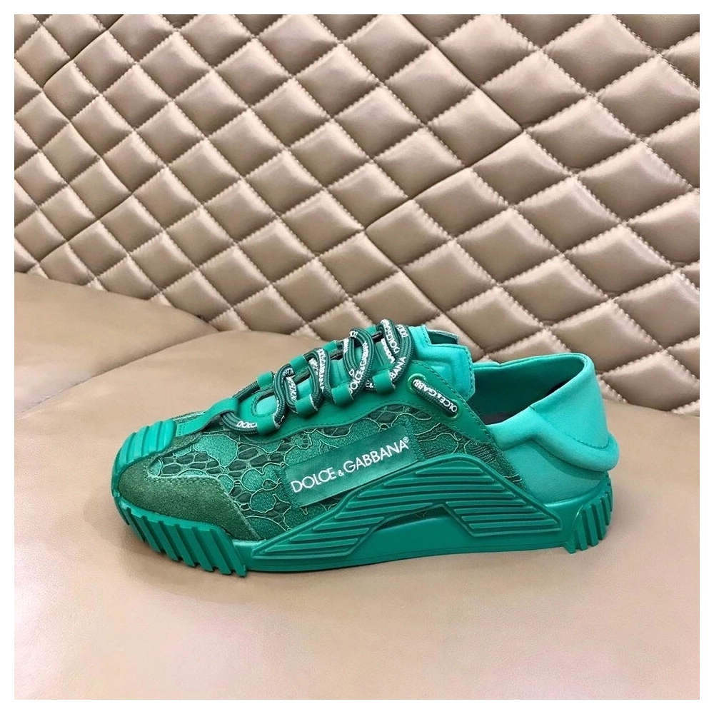 Dolce Gabbana Womens NS1 Slip-on Sneakers Green