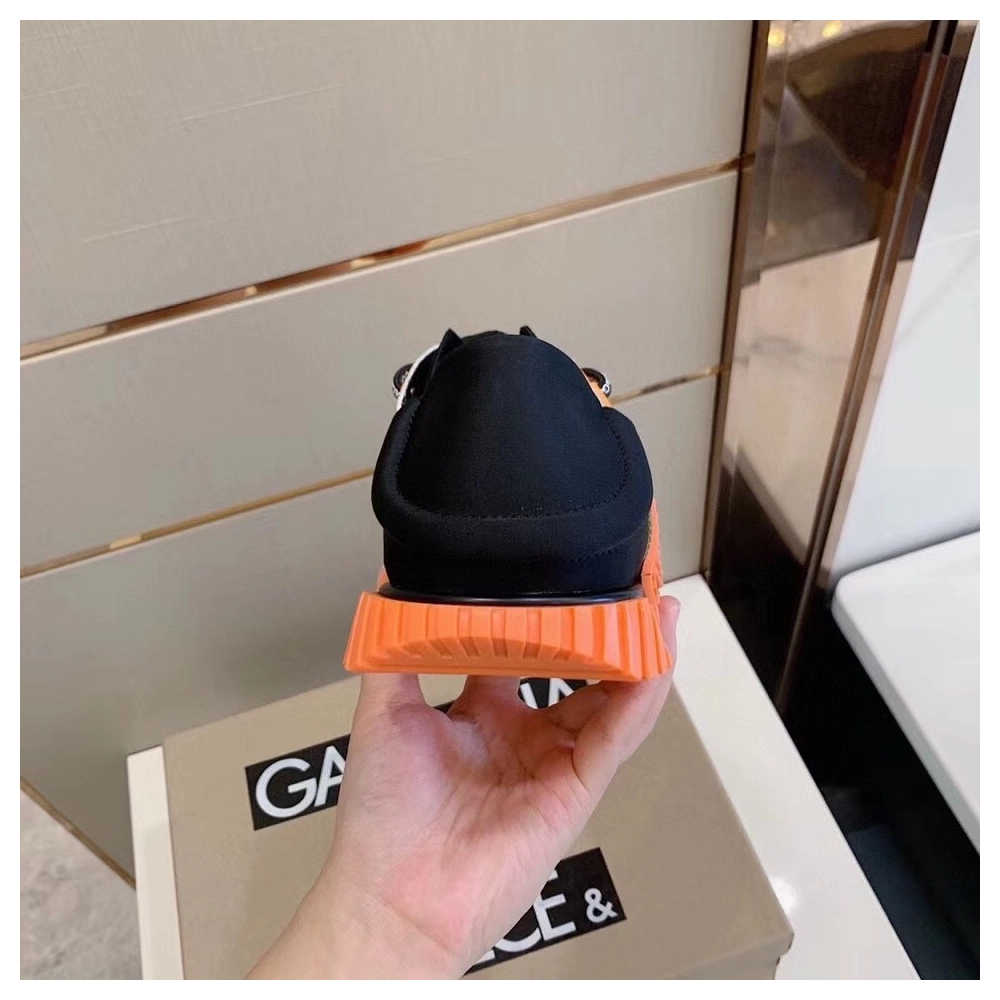 Dolce Gabbana Womens NS1 Slip-on Sneakers Orange/Green