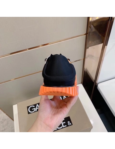 Dolce Gabbana Womens NS1 Slip-on Sneakers Orange/Green