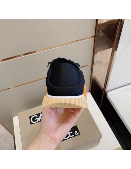 Dolce Gabbana Womens NS1 Slip-on Sneakers Red/Blue