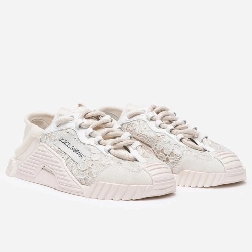 Dolce Gabbana Womens NS1 Slip-on Sneakers White