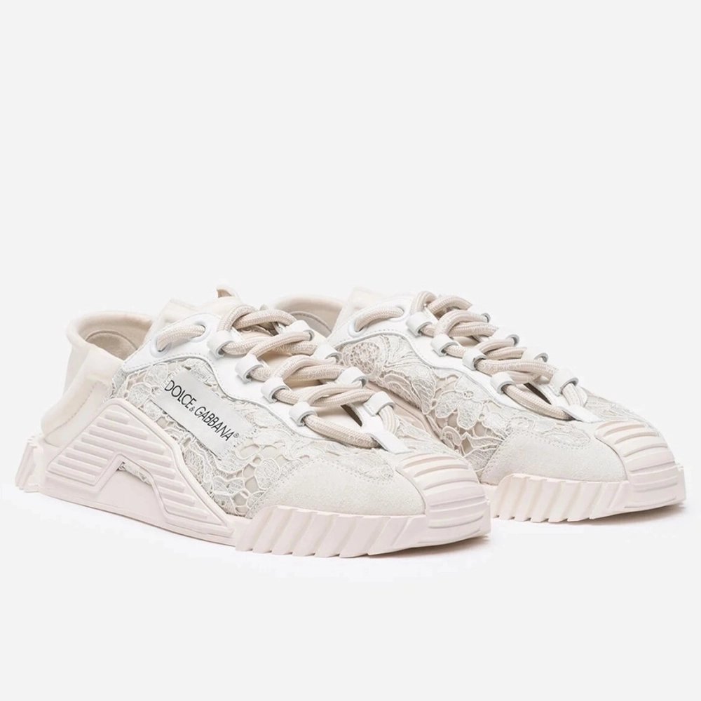Dolce Gabbana Womens NS1 Slip-on Sneakers White