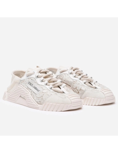 Dolce Gabbana Womens NS1 Slip-on Sneakers White