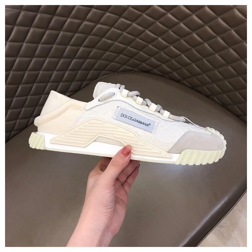 Dolce Gabbana Womens NS1 Slip-on Sneakers White