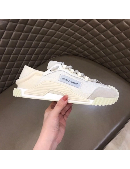 Dolce Gabbana Womens NS1 Slip-on Sneakers White