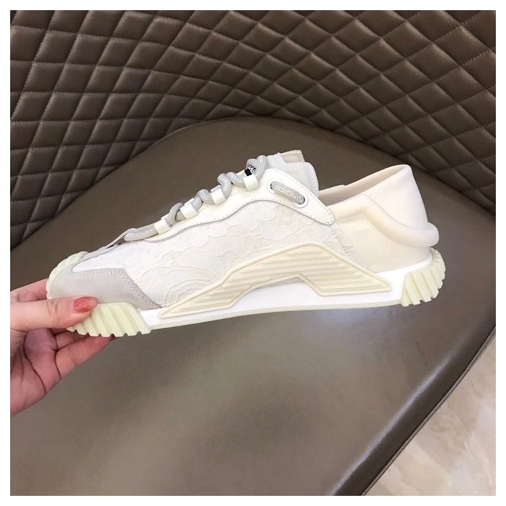 Dolce Gabbana Womens NS1 Slip-on Sneakers White