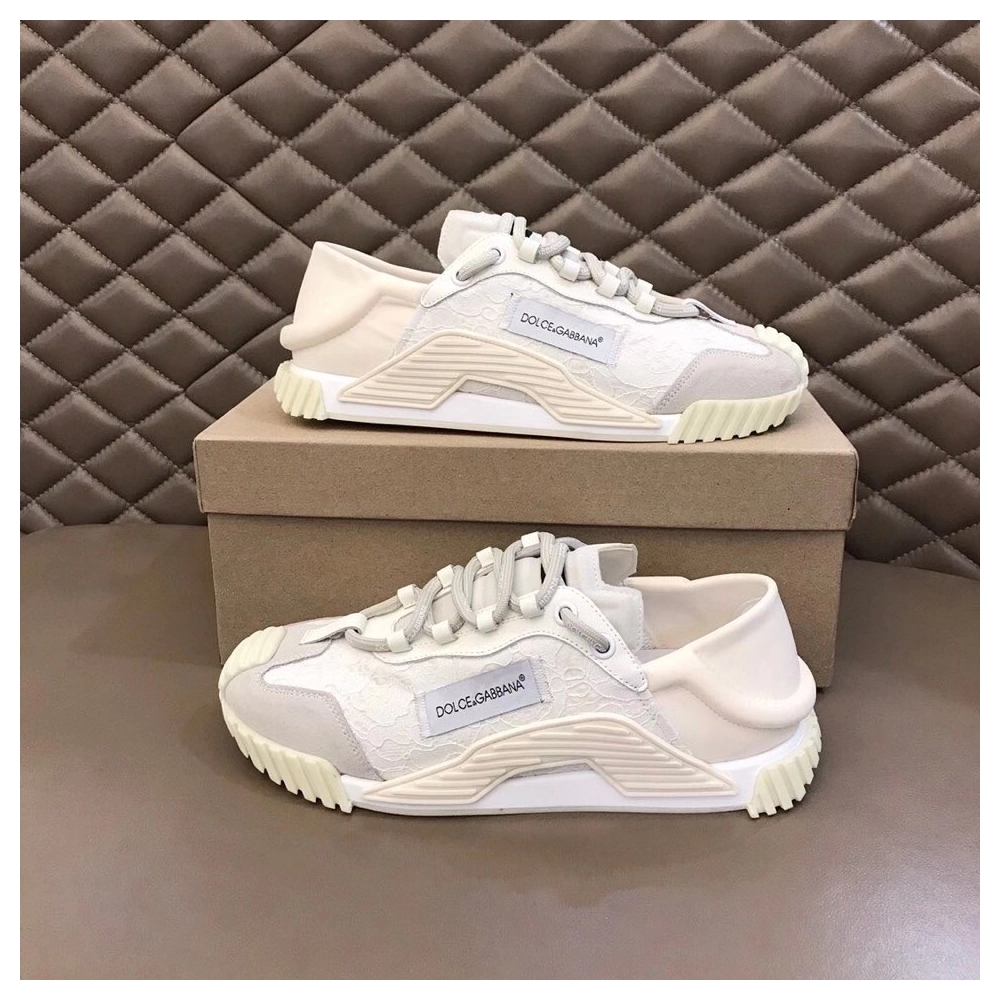 Dolce Gabbana Womens NS1 Slip-on Sneakers White