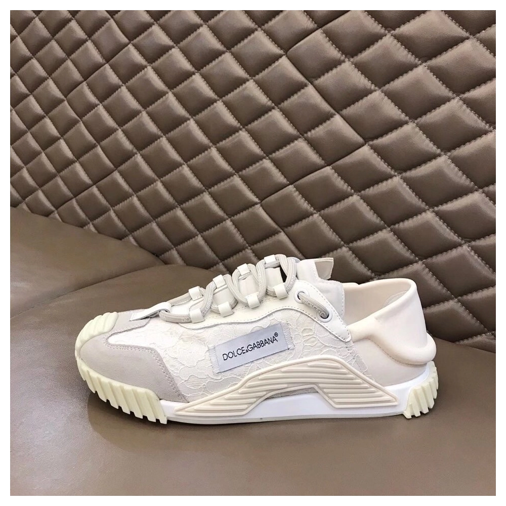 Dolce Gabbana Womens NS1 Slip-on Sneakers White