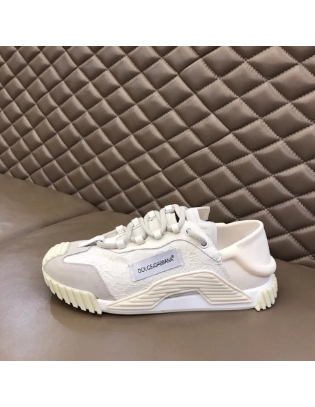 Dolce Gabbana Womens NS1 Slip-on Sneakers White