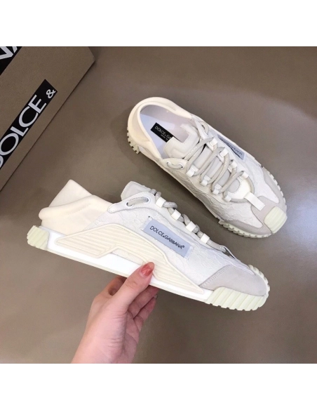 Dolce Gabbana Womens NS1 Slip-on Sneakers White