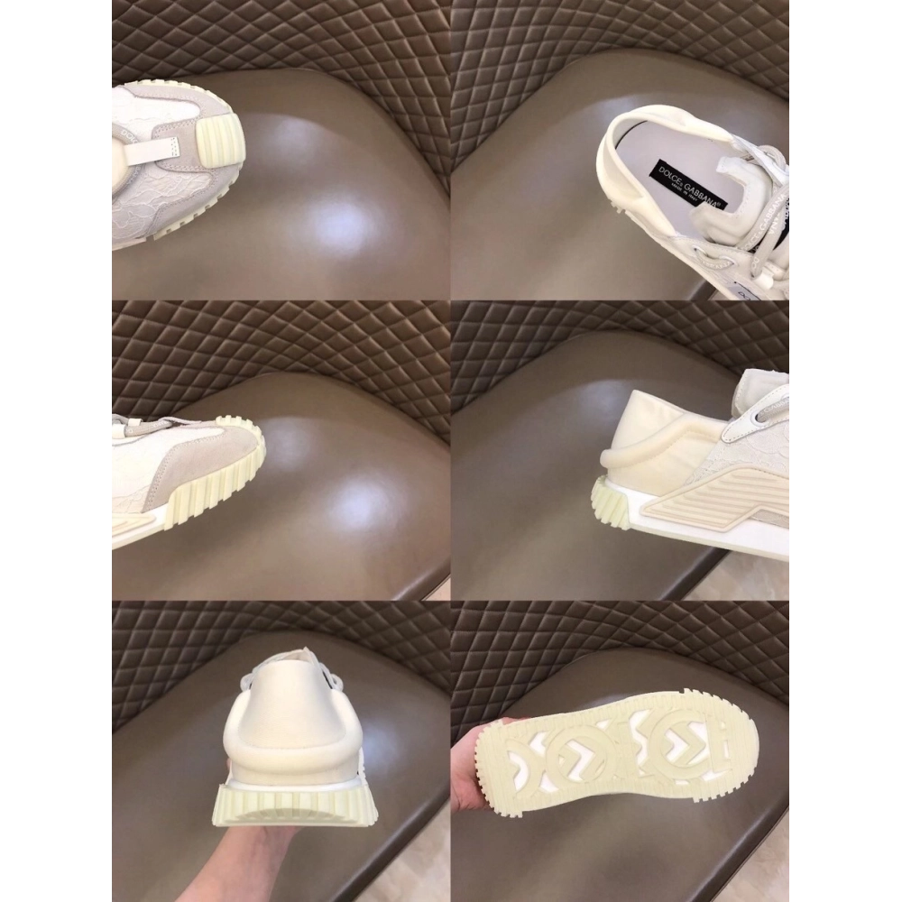 Dolce Gabbana Womens NS1 Slip-on Sneakers White