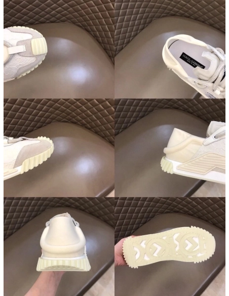 Dolce Gabbana Womens NS1 Slip-on Sneakers White