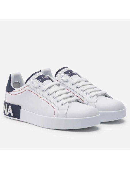 Dolce Gabbana Womens Portofino Sneakers with Black Branded