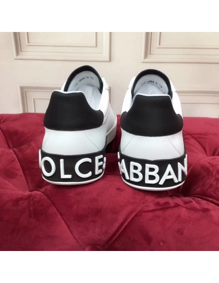 Dolce Gabbana Womens Portofino Sneakers with Black Branded