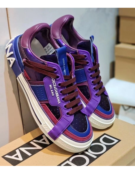 Dolce Gabbana Womens Custom 2.Zero Sneakers Purple
