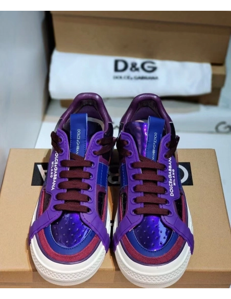 Dolce Gabbana Womens Custom 2.Zero Sneakers Purple