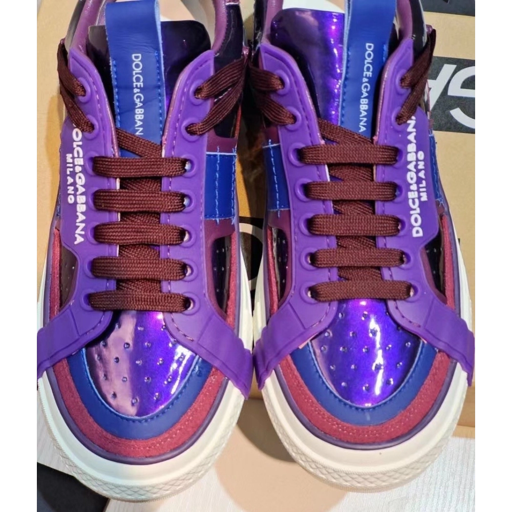 Dolce Gabbana Womens Custom 2.Zero Sneakers Purple