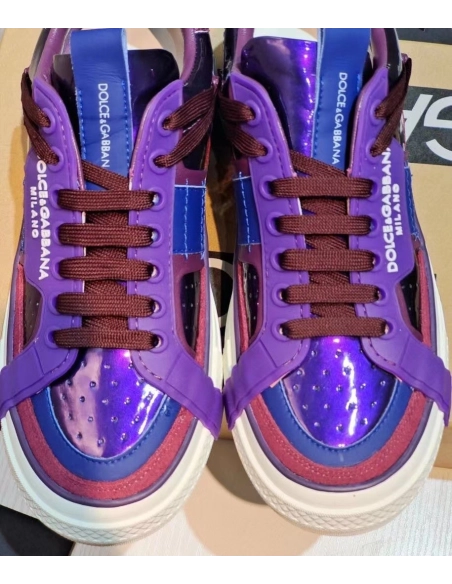 Dolce Gabbana Womens Custom 2.Zero Sneakers Purple