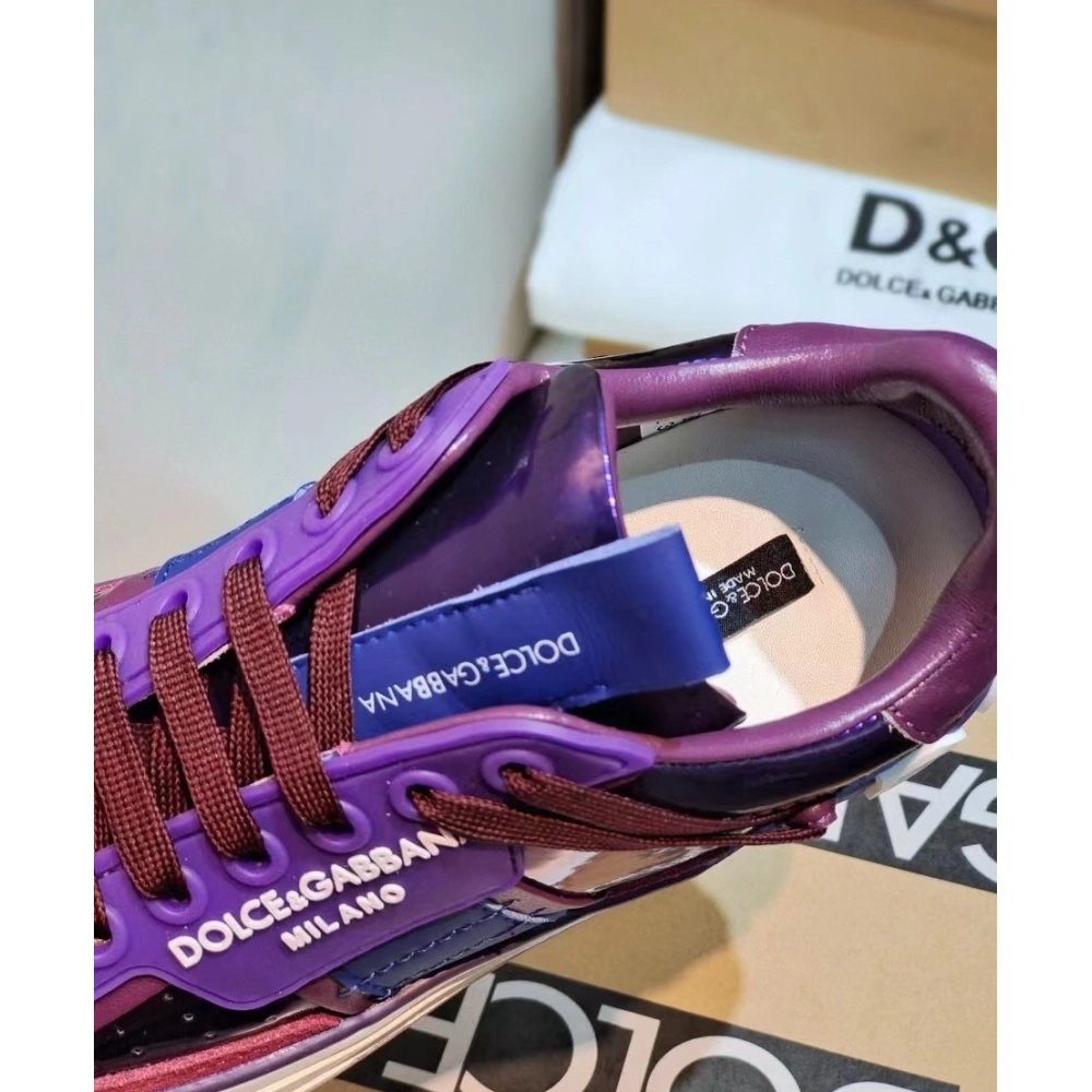 Dolce Gabbana Womens Custom 2.Zero Sneakers Purple