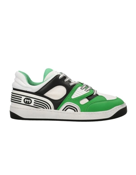 GUCCI BASKET SNEAKER IN GREEN DEMETRA - GCC109