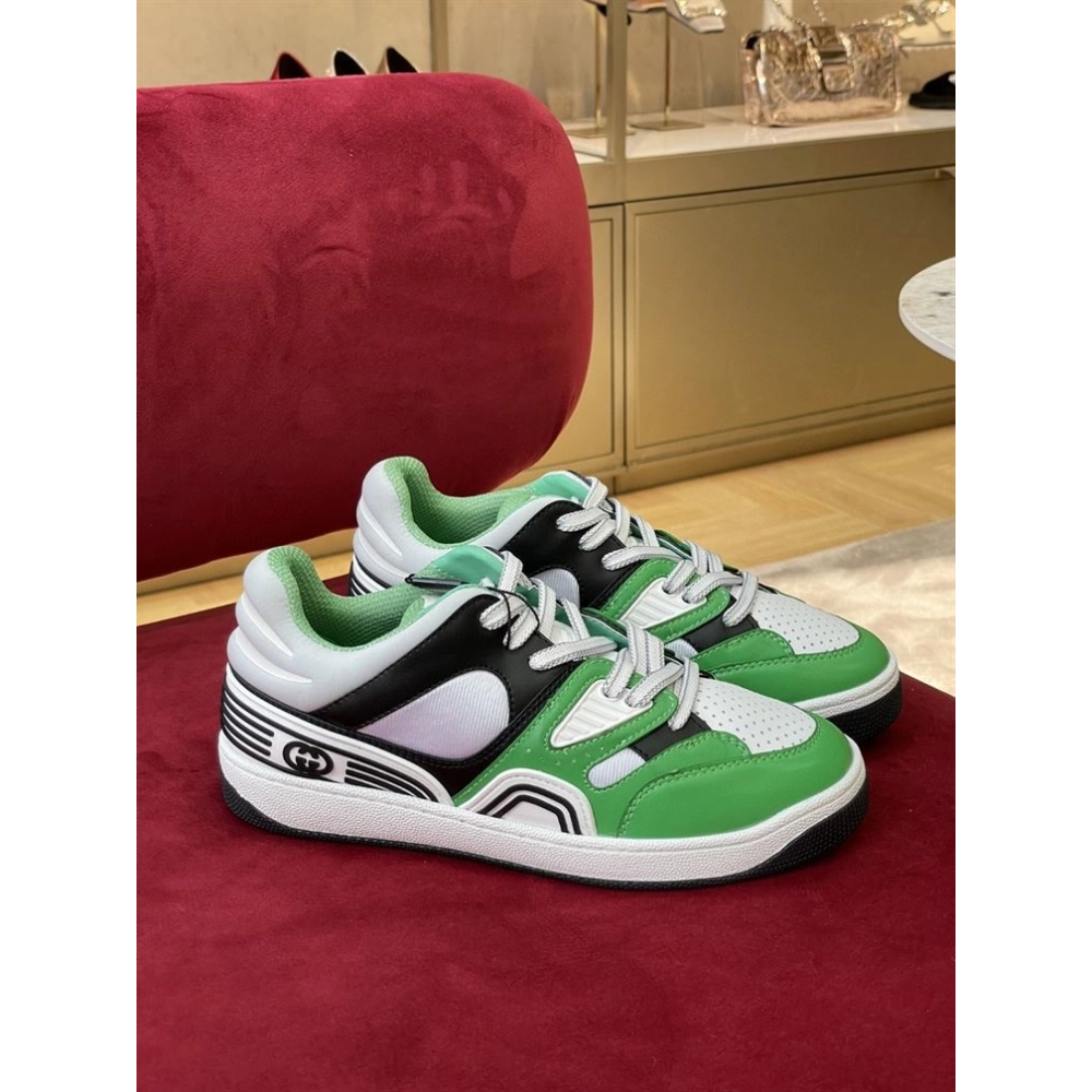 GUCCI BASKET SNEAKER IN GREEN DEMETRA - GCC109