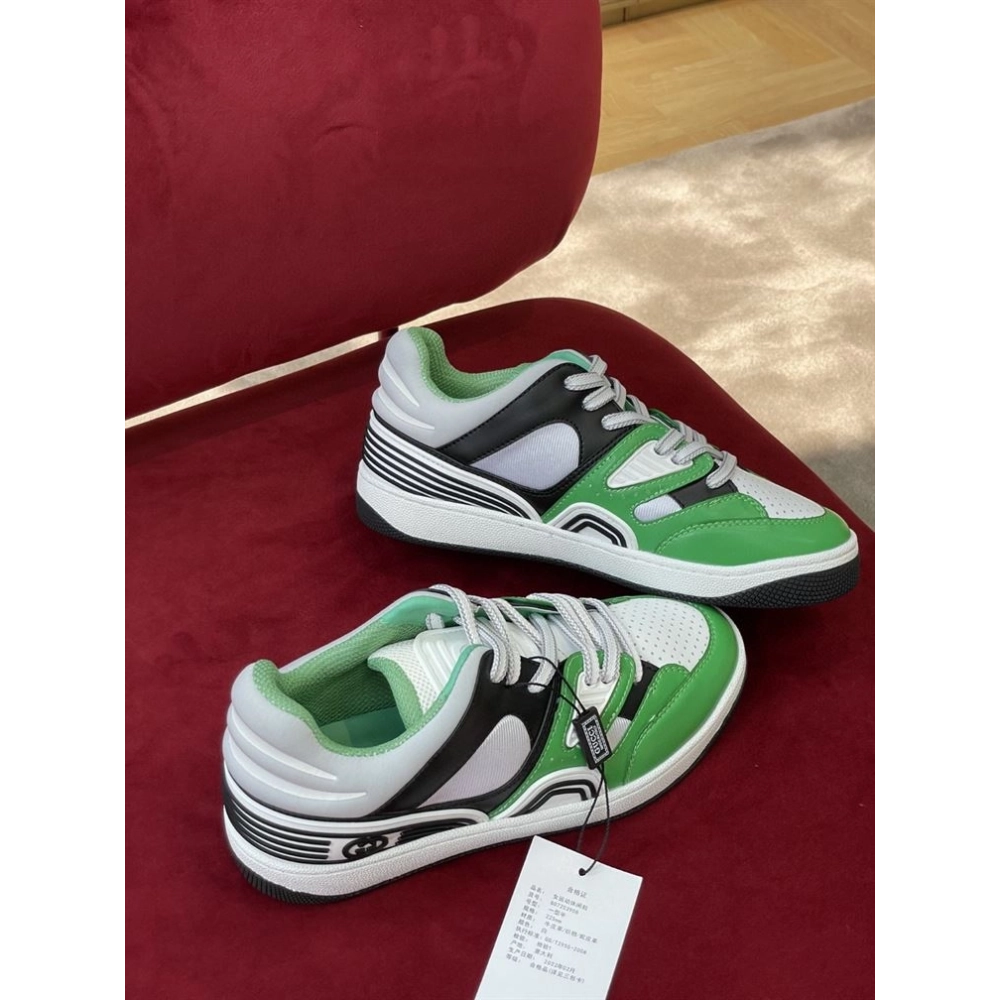 GUCCI BASKET SNEAKER IN GREEN DEMETRA - GCC109