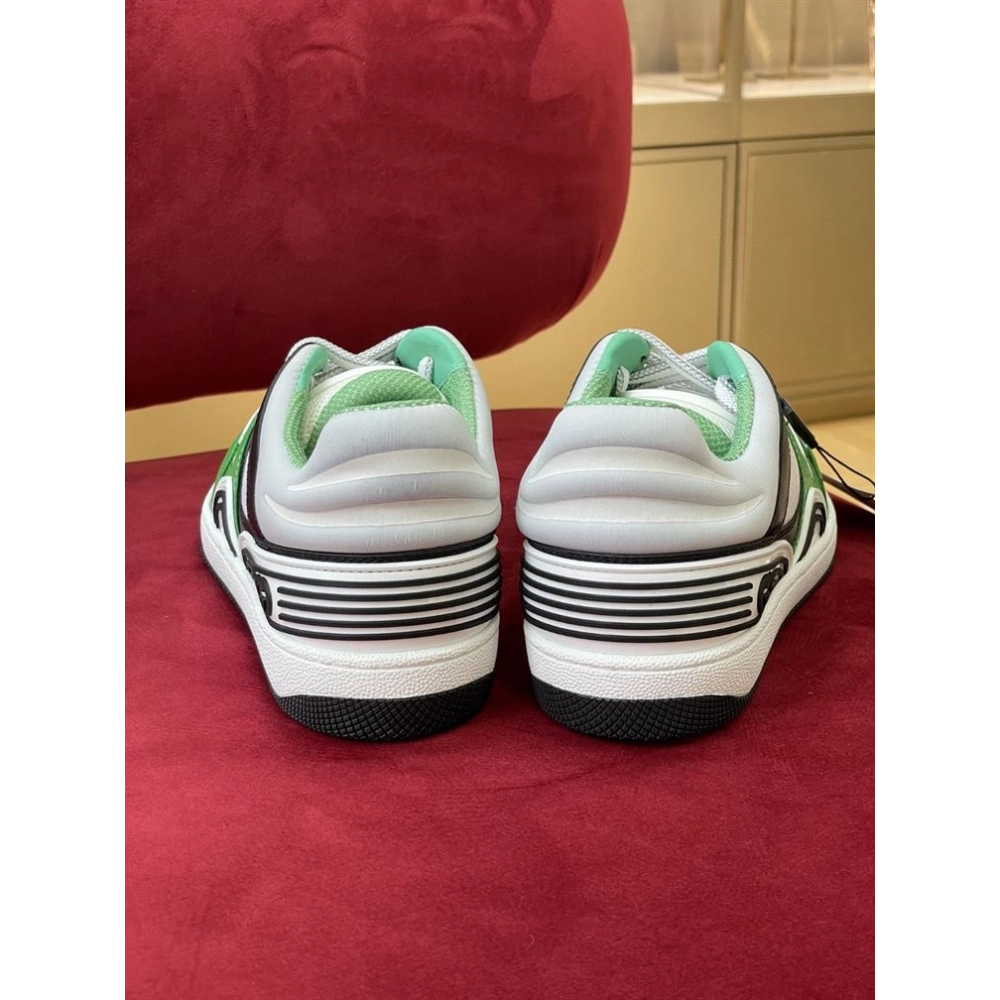 GUCCI BASKET SNEAKER IN GREEN DEMETRA - GCC109