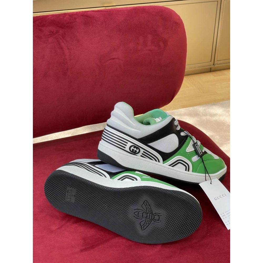 GUCCI BASKET SNEAKER IN GREEN DEMETRA - GCC109