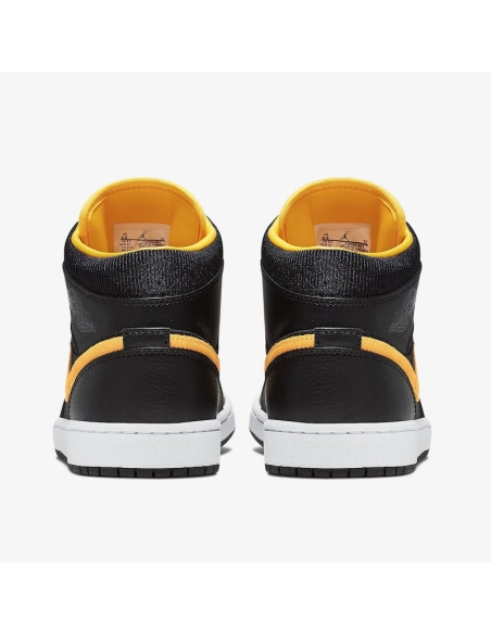 AIR JORDAN 1 MID SE BLACK GOLD CI9352 001,AIR JORDAN 1 MID,Air Jordan