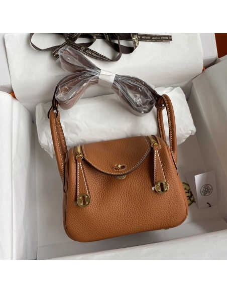 Hermes Mini Lindy Bags F315949 19cm