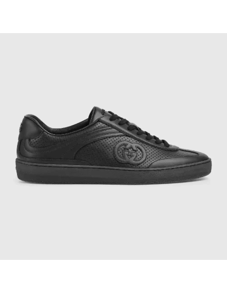 Black Leather Sneaker,Men's Casual Shoes,Premium Streetwear