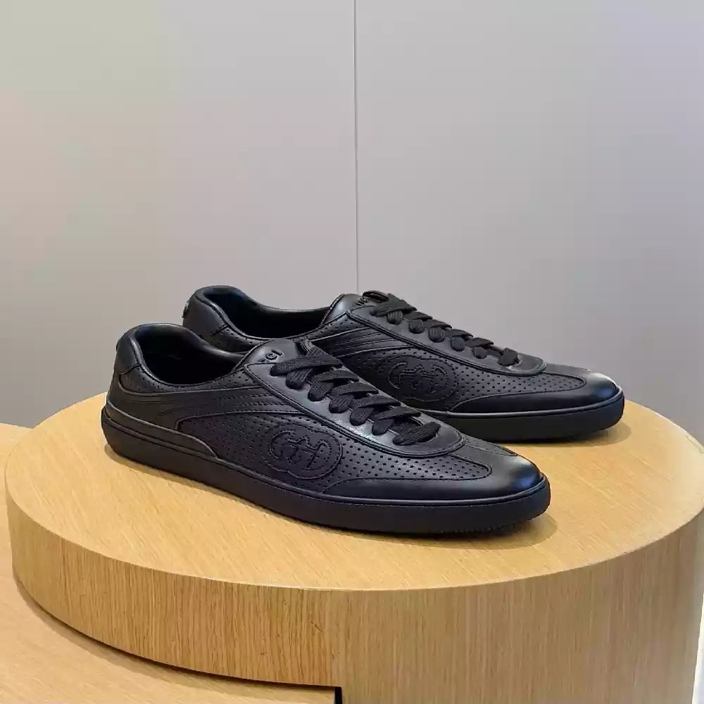 Black Leather Sneaker,Men's Casual Shoes,Premium Streetwear