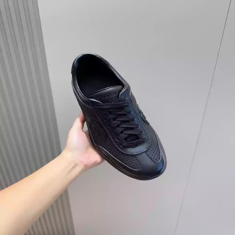 Black Leather Sneaker,Men's Casual Shoes,Premium Streetwear