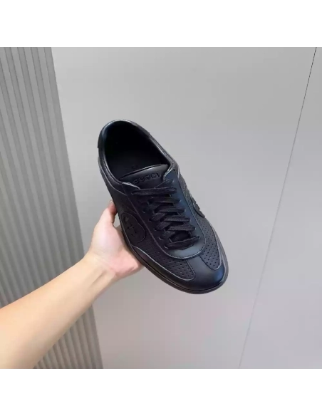 Black Leather Sneaker,Men's Casual Shoes,Premium Streetwear