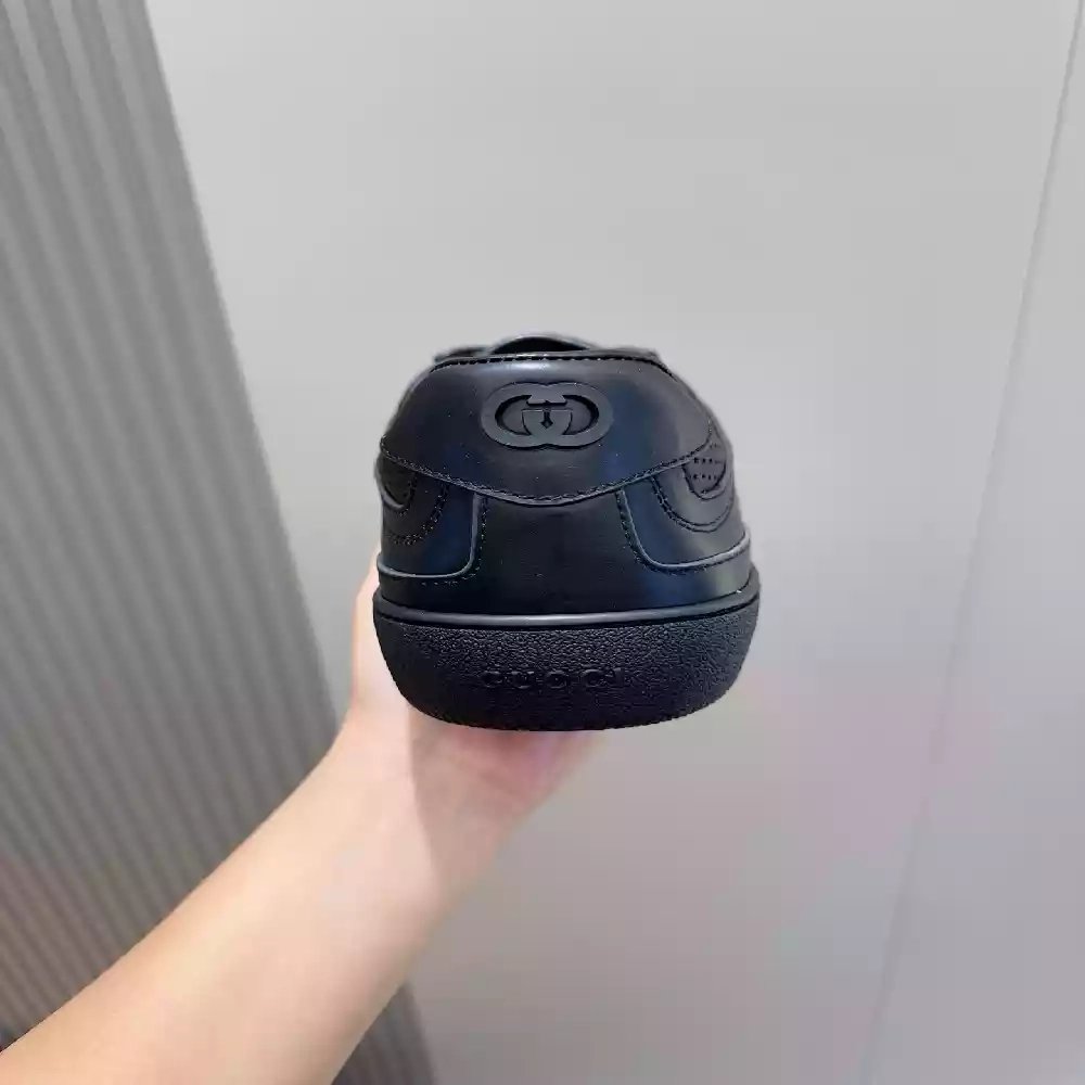 Black Leather Sneaker,Men's Casual Shoes,Premium Streetwear
